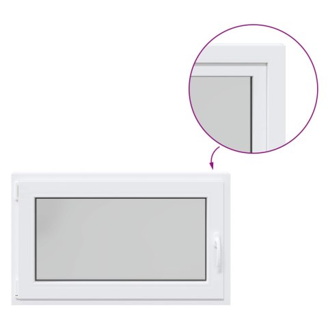 Okno piwniczne RISOR Biały 100 x 60 cm PVC i szkło