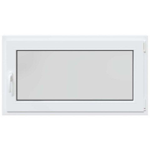 Okno piwniczne RISOR Biały 110 x 50 cm PVC i szkło