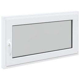 Okno piwniczne RISOR Biały 110 x 50 cm PVC i szkło