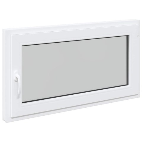 Okno piwniczne RISOR Biały 110 x 50 cm PVC i szkło