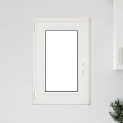 Okno piwniczne RISOR Biały 50 x 75 cm PVC i szkło