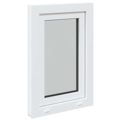 Okno piwniczne RISOR Biały 50 x 75 cm PVC i szkło