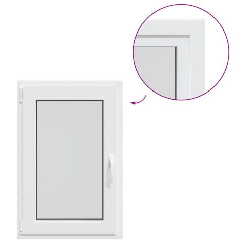 Okno piwniczne RISOR Biały 60 x 100 cm PVC i szkło