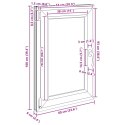 Okno piwniczne RISOR Biały 60 x 100 cm PVC i szkło