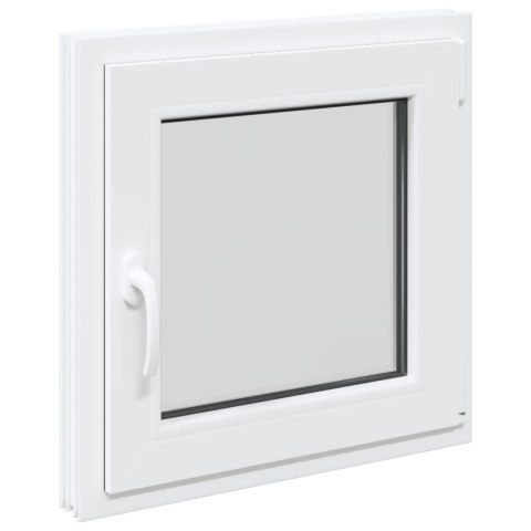 Okno piwniczne RISOR Biały 60 x 60 cm PVC i szkło