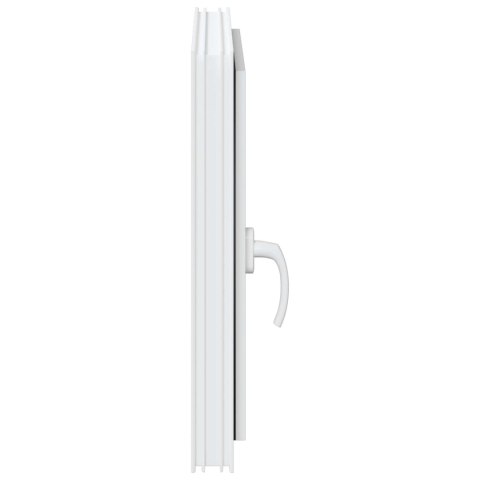 Okno piwniczne RISOR Biały 60 x 60 cm PVC i szkło