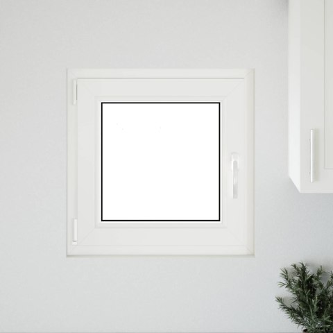 Okno piwniczne RISOR Biały 60 x 60 cm PVC i szkło