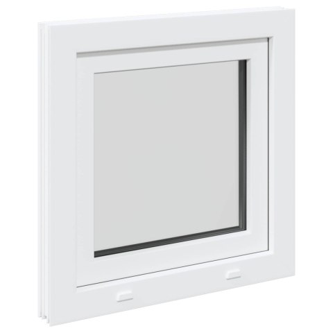 Okno piwniczne RISOR Biały 60 x 60 cm PVC i szkło