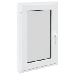 Okno piwniczne RISOR Biały 60 x 80 cm PVC i szkło