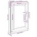 Okno piwniczne RISOR Biały 60 x 90 cm PVC i szkło