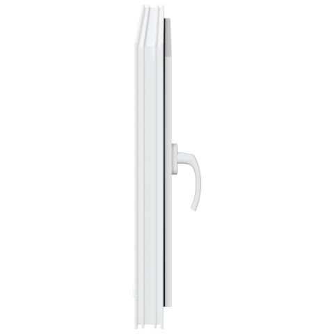 Okno piwniczne RISOR Biały 80 x 50 cm PVC i szkło