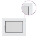 Okno piwniczne RISOR Biały 80 x 50 cm PVC i szkło