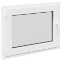 Okno piwniczne RISOR Biały 80 x 50 cm PVC i szkło
