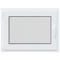 Okno piwniczne RISOR Biały 80 x 50 cm PVC i szkło