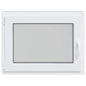 Okno piwniczne RISOR Biały 80 x 50 cm PVC i szkło