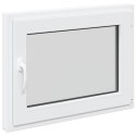 Okno piwniczne RISOR Biały 80 x 60 cm PVC i szkło