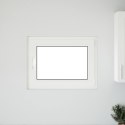 Okno piwniczne RISOR Biały 80 x 60 cm PVC i szkło