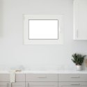 Okno piwniczne RISOR Biały 80 x 60 cm PVC i szkło