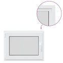 Okno piwniczne RISOR Biały 80 x 60 cm PVC i szkło