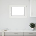 Okno piwniczne RISOR Biały 80 x 60 cm PVC i szkło