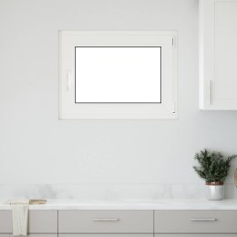 Okno piwniczne RISOR Biały 80 x 60 cm PVC i szkło