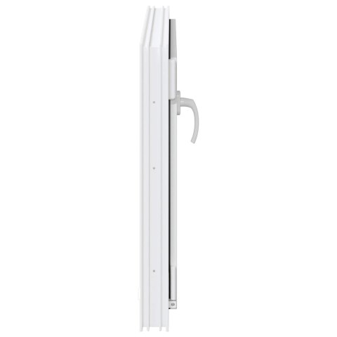 Okno piwniczne RISOR Biały 80 x 70 cm PVC i szkło