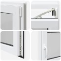 Okno piwniczne RISOR Biały 90 x 50 cm PVC i szkło