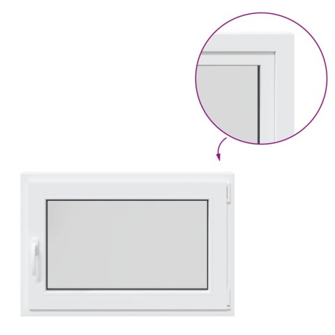 Okno piwniczne RISOR Biały 90 x 50 cm PVC i szkło