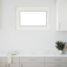 Okno piwniczne RISOR Biały 90 x 50 cm PVC i szkło
