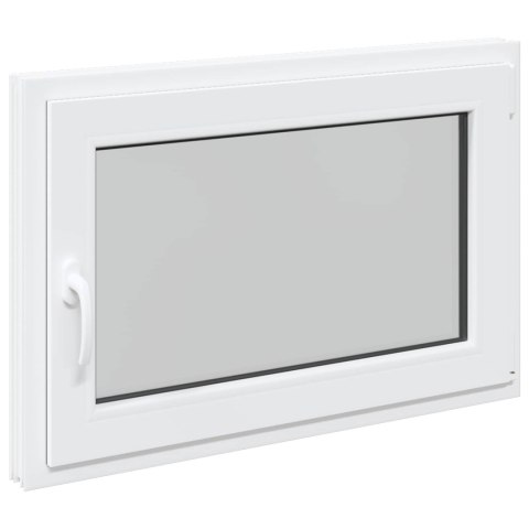 Okno piwniczne RISOR Biały 90 x 50 cm PVC i szkło