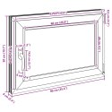 Okno piwniczne RISOR Biały 90 x 50 cm PVC i szkło