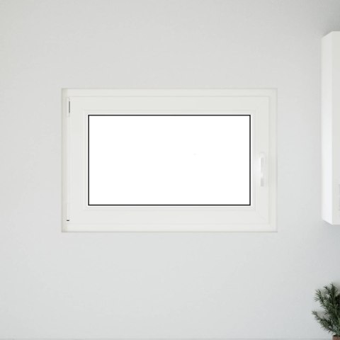 Okno piwniczne RISOR Biały 90 x 50 cm PVC i szkło