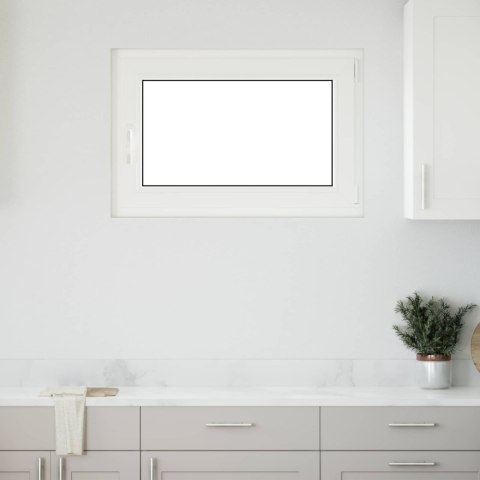 Okno piwniczne RISOR Biały 90 x 60 cm PVC i szkło