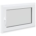Okno piwniczne RISOR Biały 90 x 60 cm PVC i szkło