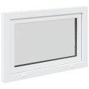 Okno piwniczne RISOR Biały 90 x 60 cm PVC i szkło