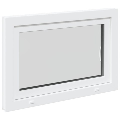 Okno piwniczne RISOR Biały 90 x 60 cm PVC i szkło