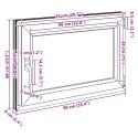 Okno piwniczne RISOR Biały 90 x 60 cm PVC i szkło