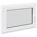 Okno piwniczne RISOR Biały 90 x 60 cm PVC i szkło