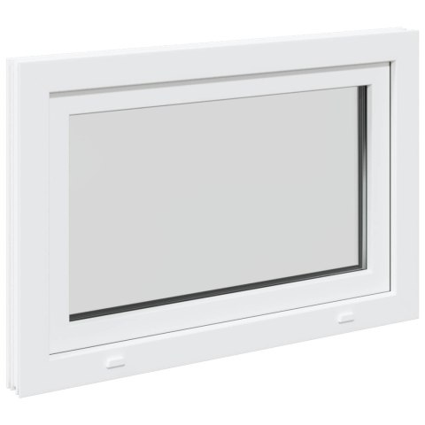 Okno piwniczne RISOR Biały 90 x 60 cm PVC i szkło