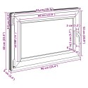 Okno piwniczne RISOR Biały 90 x 60 cm PVC i szkło