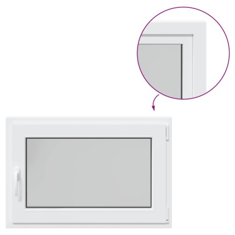 Okno piwniczne RISOR Biały 90 x 60 cm PVC i szkło