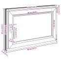 Okno piwniczne RISOR Biały 90 x 60 cm PVC i szkło