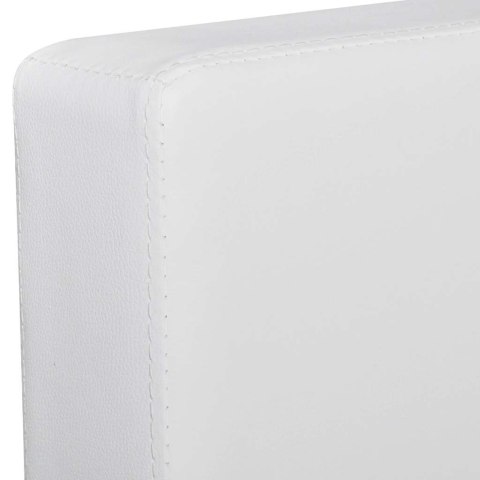 VidaXL Sofa 3-osobowa, skóra syntetyczna, biała