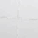 VidaXL Sofa 3-osobowa, skóra syntetyczna, biała
