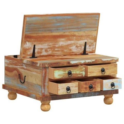 VidaXL Stolik kawowy z drewna odzyskanego, 70 x 70 x 38 cm