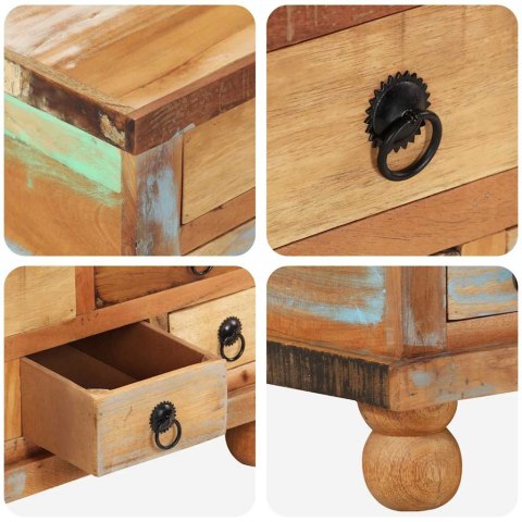 VidaXL Stolik kawowy z drewna odzyskanego, 70 x 70 x 38 cm