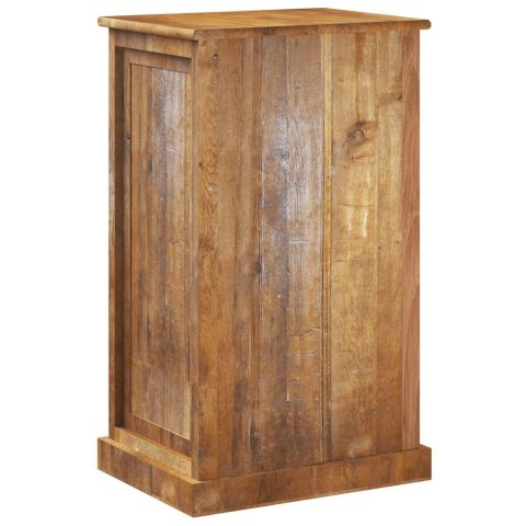 VidaXL Szafka na buty, 4-półki i szuflada, solidne drewno z odzysku