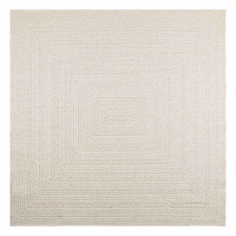 VidaXL Dywan "ZIZUR" Kremowy Wygląd juty Do wewnątrz i na zewnątrz