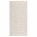 VidaXL Dywan "ZIZUR" kremowy Wygląd juty Do wewnątrz i na zewnątrz