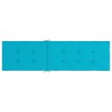 VidaXL Poduszka na leżak, turkusowa, tkanina Oxford